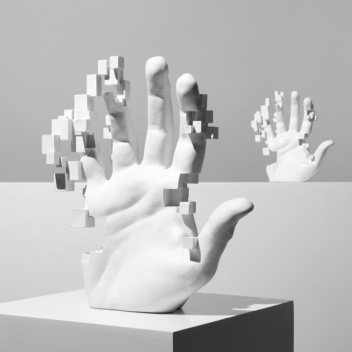 Pixelfusion Hand Sculpture