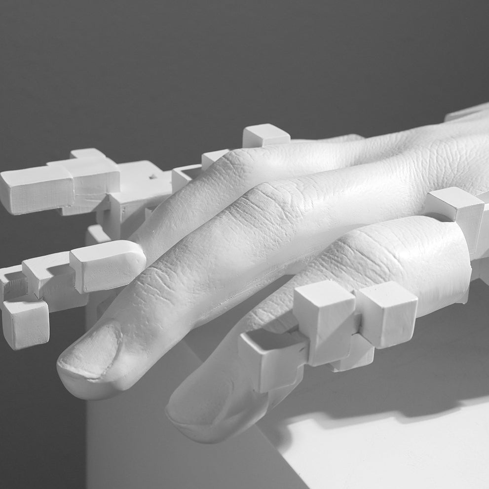 Pixelfusion Hand Sculpture