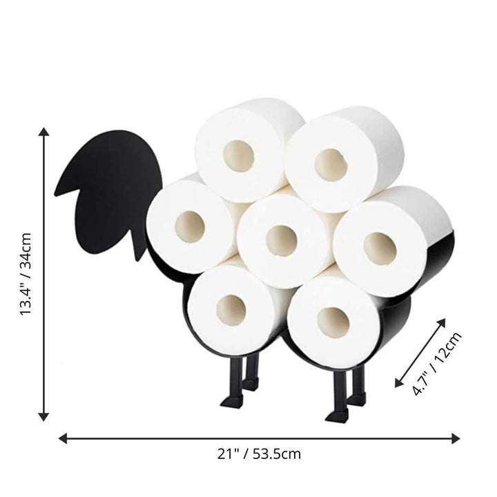 Clever Sheep Silhouette Toilet Paper Holder